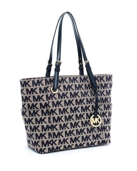 michael kors signature purse black|michael kors signature tote.